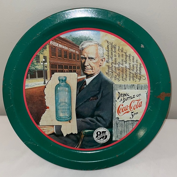 Vintage 1979 85 Anniversary Coca-Cola Tray - Picture 1 of 8